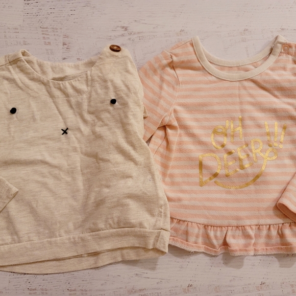 Baby Girl 18mo Fall Outfit Bundle Deer & Lamb - Picture 3 of 4